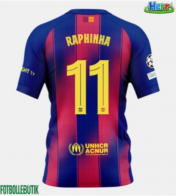 Barcelona Raphinha Belloli #11 Hemmatröja 2025-26 Kortärmad